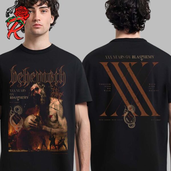 Behemoth 30 Years Of Blasphemy Cover Two Sides Unisex T-Shirt