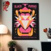 Black Pumas Gig Poster For Show In Asheville NC At Rabbit Rabbit On September 17 2024 Home Decor Poster Canvas