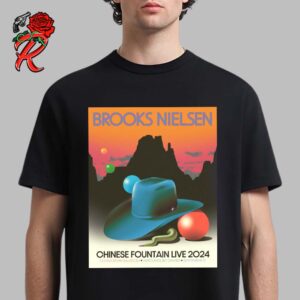 Brooks Nielsen Poster For Chinese Fountain Live 2024 In Vancouver BC Canada At Commodore Ballroom On September 12 2024 Classic T-Shirt