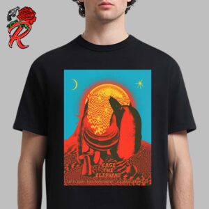 Cage The Elephant Concert Poster In Colorado Springs Colorado At Ford Amphitheater On September 19 2024 The Neon Pill Tour Unisex T-Shirt