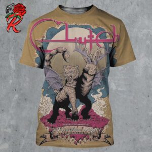 Clutch Freedom Hill Poster At Michigan Lottery Amphitheatre The Chimera Artwork All Over Print Shirt