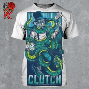 Clutch Poster For Show In Grand Rapids Michigan At GCL Live At 20 Monroe On September 26th 2024 All Over Print Shirt