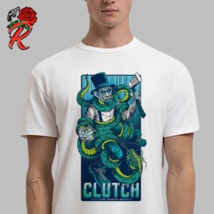 Clutch Poster For Show In Grand Rapids Michigan At GCL Live At 20 Monroe On September 26th 2024 Classic T-Shirt