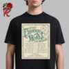 Dave Matthews Band Concert Poster For Summer Tour In George Washington At The Gorge On September 1st 2024 Unisex T-Shirt