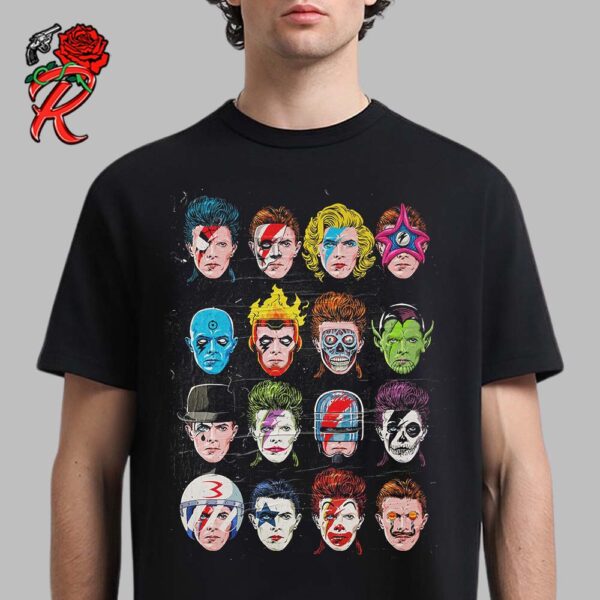 David Bowie The Floating Head Of David In Superheros Movie Style Unisex T-Shirt