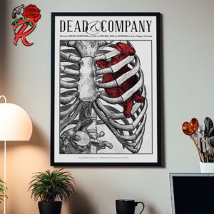 Dead And Company Poster Present Dead Forever On 12th Of Never 2024 At Sphere In Las Vegas NV Avett The Brothers Inspired Home Decor Poster Canvas