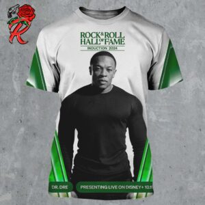 Dr Dre In Rock And Roll Hall Of Fame Induction 2024 Poster All Over Print Shirt