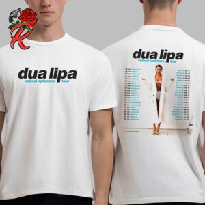 Dua Lipa 2024 Radical Optimism Tour Dates Two Sides Unisex T-Shirt