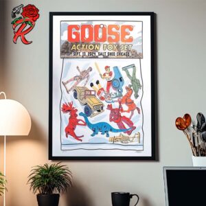 Goose Action Toy Set Poster For Final Show At The Salt Sed In Chicago IL On September 13 2024 Wall Decor Poster Canvas