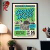 King Gizzard And The Lizard Wizard Poster For Show At Red Rocks In Morrison Colorado On September 8 2024 Home Decor Poster Canvas