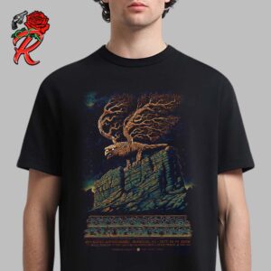 Greensky Blue Grass Show Poster At Red Rocks Amphitheatre In Morrison CO On September 13 And 14 2024 The Eagle Tree Artwork Unisex T-Shirt