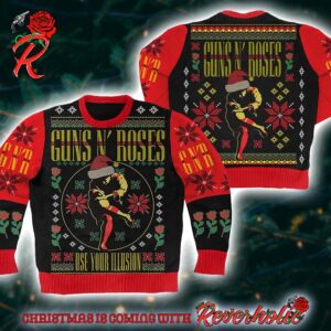 Guns N Roses Use Your Illusion 2024 Ugly Christmas Sweater