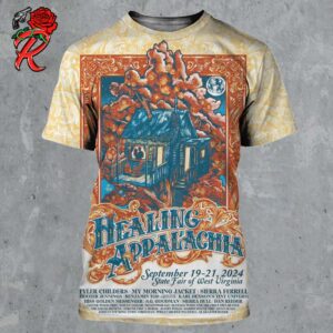 Healing Appalachia 2024 Poster State Fair Of West Virginia On September 19 20 21 2024 With Full Lineup All Over Print Shirt