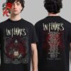 In Flames Skull And Vine Artwork Unisex T-Shirt