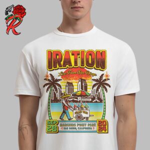 Iration Live From San Diego Poster For San Diego California At Marines Point Park On September 28 2024 Island Time Classic T-Shirt