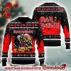 Iron Maiden Eddie Fist Ugly Christmas Sweater