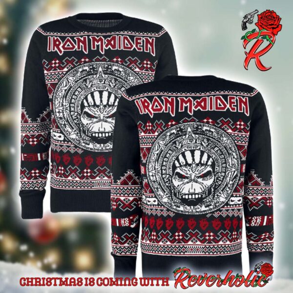 Iron Maiden Maya Eddie Style Xmas Gift For Fans Ugly Christmas Sweater