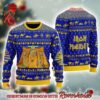 Iron Maiden Maya Eddie The Book of Souls With Snowflakes Pattern Knitted Ugly Christmas Sweater