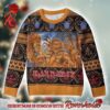 Iron Maiden Eddie The Head Somewhere In Time Stranger In A Strange Land 2024 Ugly Christmas Sweater