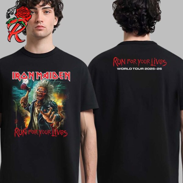 Iron Maiden Run For Your Lives World Tour 2025 2026 OG Unisex T-Shirt