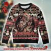 Iron Maiden The Number of the Beast Eddie And The Little Devil Ugly Christmas Sweater