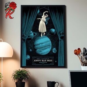 Johnny Blue Skies Concert Poster For Show In Detroit At The Fox Theatre On September 28 2024 Home Decor Poster Canvas