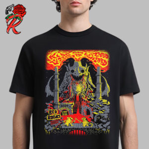 King Gizzard And The Lizard Wizard Poster For Show At Red Rocks In Morrison Colorado On September 8 2024 Unisex T-Shirt