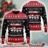 Kiss Band Paul Stanley With Signature Purple Knitted Ugly Christmas Sweater