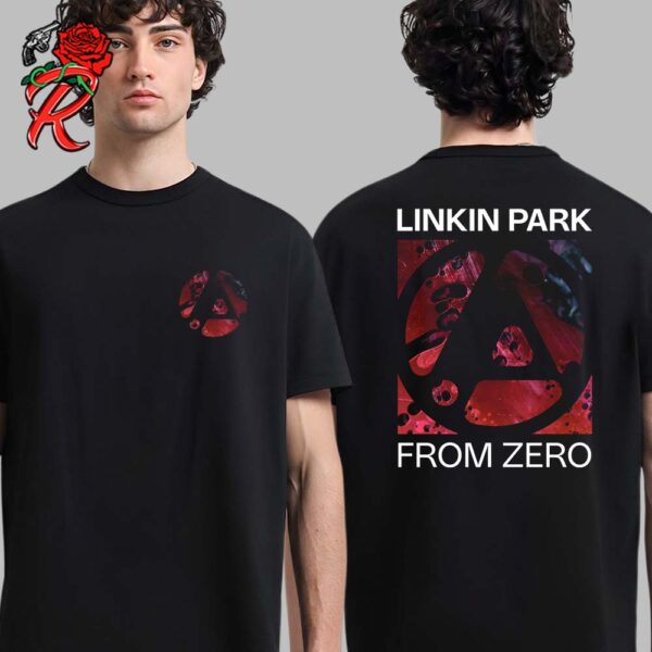 Linkin Park From Zero Texture Inverted Morph Icon Logo Two Sides Unisex T-Shirt