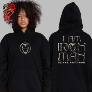 Marvel Iron Man By Black Sabbath I Am Iron Man Two Sides Unisex Hoodie