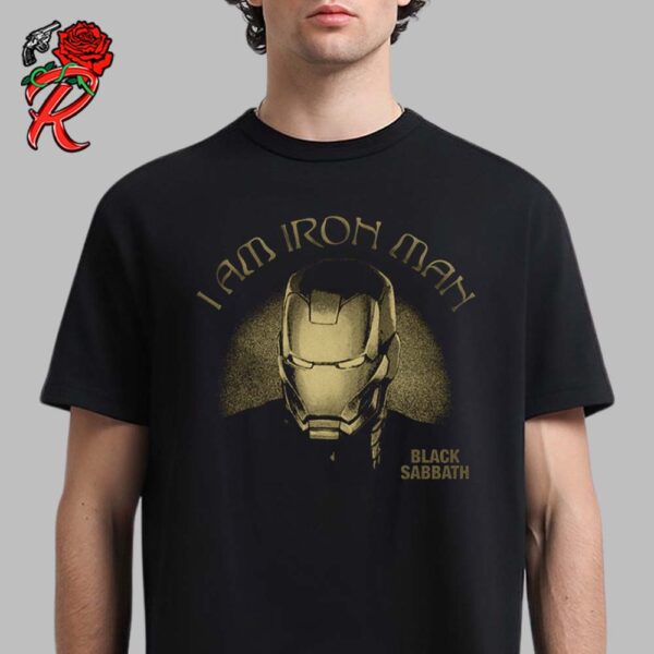 Marvel Iron Man By Black Sabbath I Am Iron Man Vintage Style Unisex T-Shirt