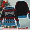 Metallica Merry Christmas Master Of Puppets Santa Style Snowy Night Holiday Ugly Sweater 2024