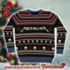 Metallica And XXXmas For All And Justice For All Album Christmas Style Green Knitted Xmas Ugly Sweater