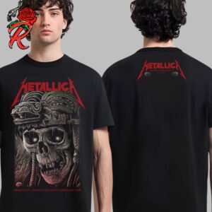 Metallica M72 CDMX Mexico City Night 2 Merch Tee At Estadio GNP Seguros On September 22 2024 M72 North American Tour Two Sides Unisex T-Shirt