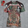 Metallica M72 CDMX Mexico City Night 4 Poster At Estadio GNP Seguros On September 29 2024 Aztec Snake Artwork By Juan Ma Orozco All Over Print Shirt