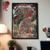 Metallica M72 CDMX Mexico City Weekend 2 Full Shows Combined Poster At Estadio GNP Seguros On September 27 And 29 2024 Aztec Empire Artwork Home Decor Poster Canvas