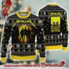 Metallica Blackened Whiskey 72 Seasons Snakes And The Death Knitted 2024 Christmas Ugly Sweater