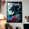 Metallica M72 Seattle WA Full Show Combined Poster At Lumen Field On August 30 And September 01 2024 M72 North American Tour Final US The Wolfs Fight Art Decor Poster Canvas