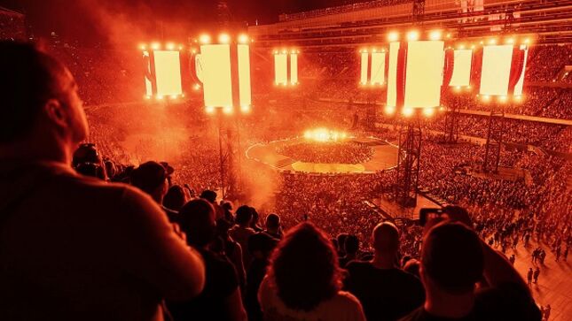 Metallica performs at Soldier Field in Chicago, Illinois, on August 11, 2024