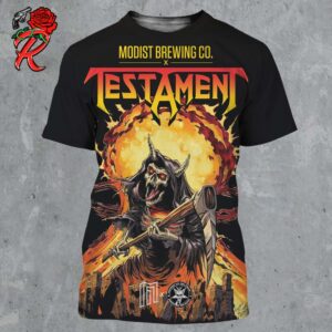 Modist Brewing Co X Testament Poster For Beer Lovers All Over Print Shirt