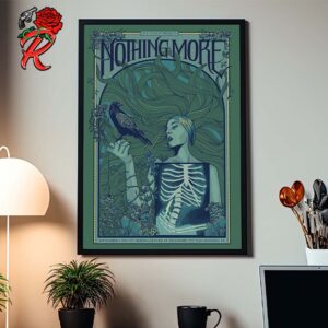 Nothing More Concert Poster For San Antonio TX At Boeing Center At Tech Port On September 5 2024 Home Decor Poster Canvas