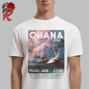 Ohana Festival 2024 Official Poster In Dana Point California At Doheny State Beach On September 27 And 29 2024 Unisex T-Shirt