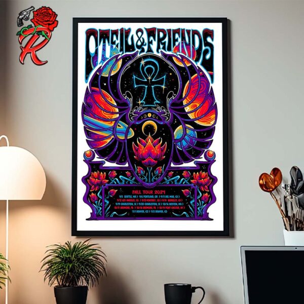 Oteil Burbridge Fall Tour 2024 North American Tour Dates Home Decor Poster Canvas