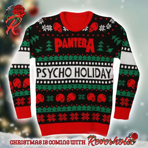 Pantera Psycho Holiday Knitted Ugly Christmas Sweater