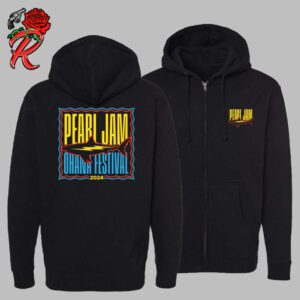 Pearl Jam Electra Shark Zip Hoodie For The Ohana Festival At Dana Point California At Doheny State Beach On September 27 And 29 2024 Two Sides Unisex Hoodie T-Shirt