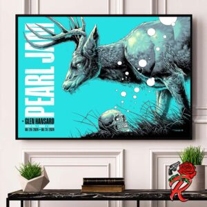 Pearl Jam Event Exclusive Artist Edition Poster For The Windy City Chicago IL At Wrigley Field On August 29 And 31 2024 Artwork By Luke Preece Home Decor Poster Canvas