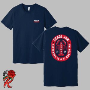 Pearl Jam Lobster Roll Tee For Boston MA At Fenway Park On September 15 And 17 2024 Two Sides Unisex T-Shirt