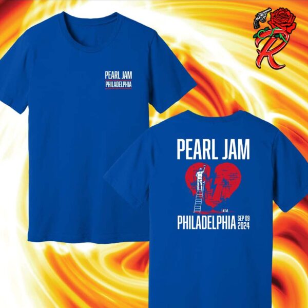 Pearl Jam Philadelphia Night 2 Event Tee At Pennsylvania Wells Fargo Center On September 9 2024 Two Sides Unisex T-Shirt