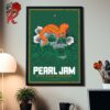 Pearl Jam Philadelphia Night 2 Event Poster At Pennsylvania Wells Fargo Center On September 9 2024 Julius Erving From The Sixers Artwork Home Decor Poster Canvas