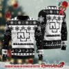 Rammstein Rock Band Big Logo With Baby Groot Snowflakes Pattern Personalized Ugly Christmas Sweater